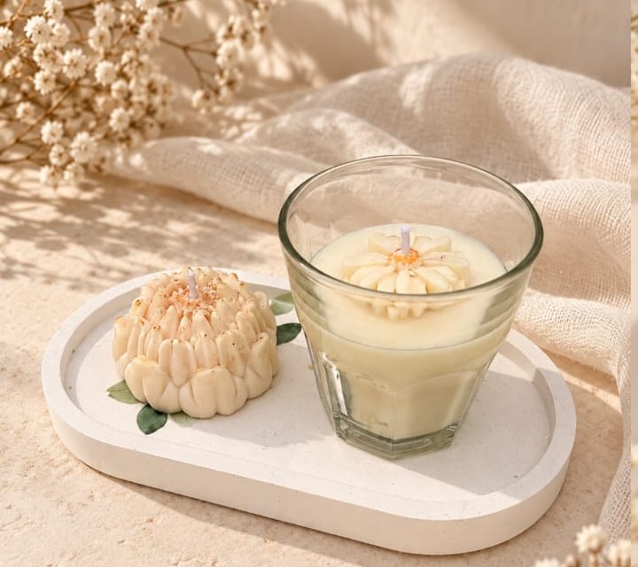Velas de flores artesanales Kalith